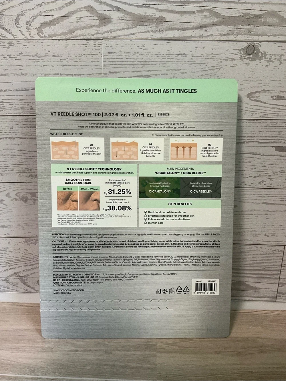 Reedle Shot 100 Daily Booster Essence – new sealed 2028 EXP